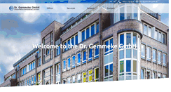 Desktop Screenshot of gemmeke-gmbh.de